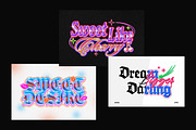 Y2K Airbrush Text Effects, a Layer Style Add-On by Matsero (Thumbnail 2 of 4)