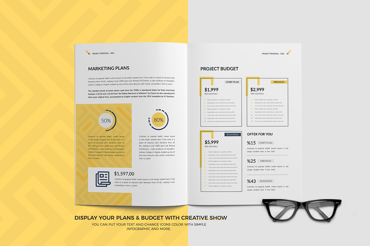 Project Proposal Canva | Docx | Ai, a Brochure Template by Template Zone (Photo 8 of 11)