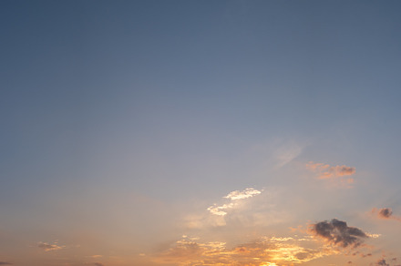 Summer sunset sky panorama background, a Nature Photo by YuriyB