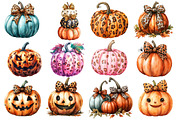 Fall Halloween Pumpkins Clipart, an Illustration by Dream Creation (Thumbnail 3 of 4)