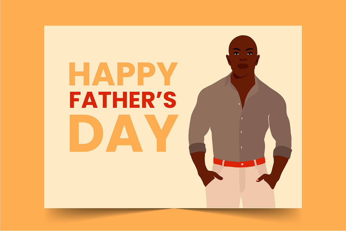 Happy Fathers Day Card, a Card Template by nataliemukundu (Photo 1 of 2)