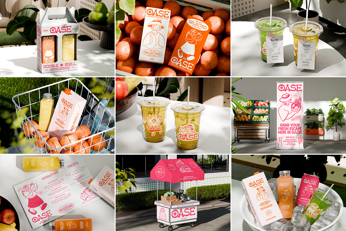 38 Juice Packaging & Branding Mockup, a Packaging Mockup by Vitora Mockup (Photo 1 of 12)