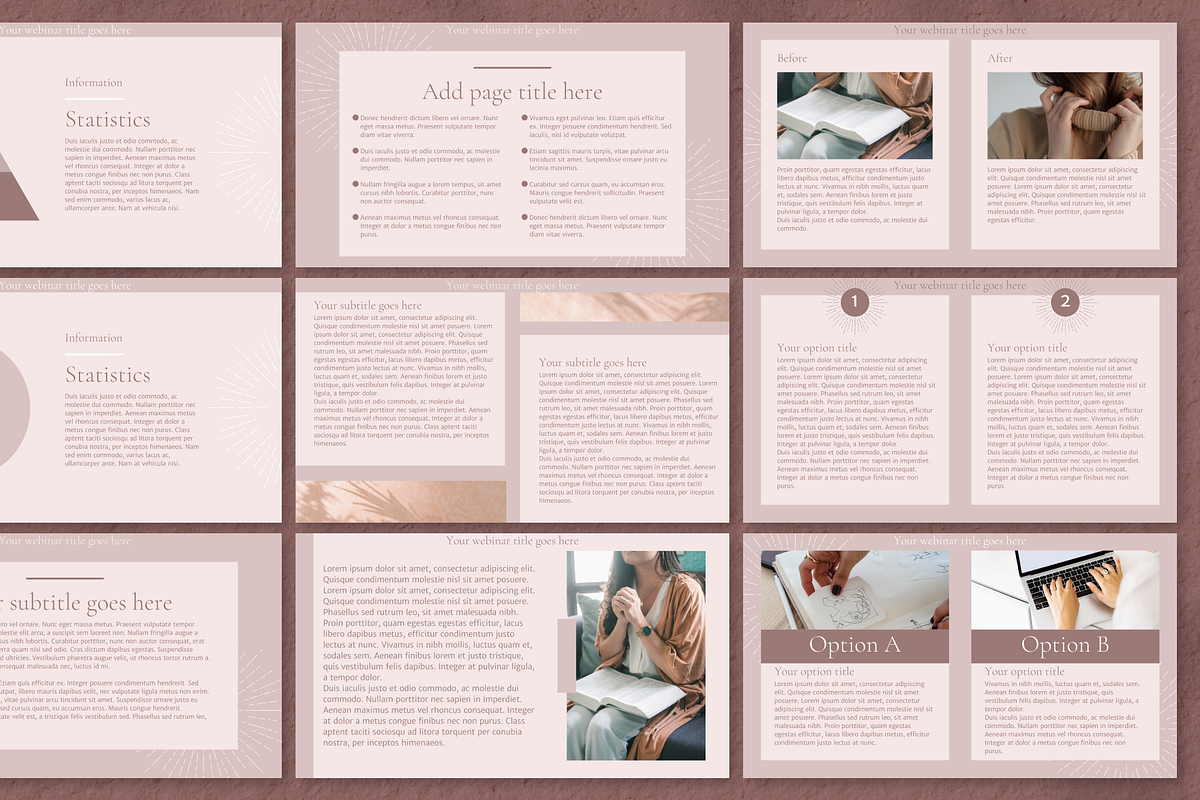 Beige Webinar Workshop Template, a Presentation Template by DesignKora (Photo 5 of 13)