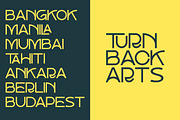 Kotorogo – Art Deco Display Typeface, a Sans Serif Font by Artiveko (Thumbnail 5 of 8)