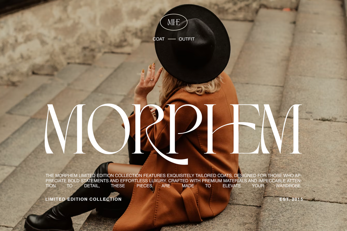Thematic Luxury Display Serif, a Serif Font by Creatype Studio (Photo 3 of 10)