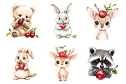 Adorable Woodland Animals PNG, an Illustration by SinaCreation (Thumbnail 2 of 4)