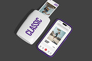 Polaroid and Phone mockup, an iPhone Mockup by Unerispace (Thumbnail 5 of 5)