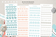 Ethnic Patterned Brushes for AI, a Brush Add-On by Struvictory.art (Thumbnail 3 of 7)