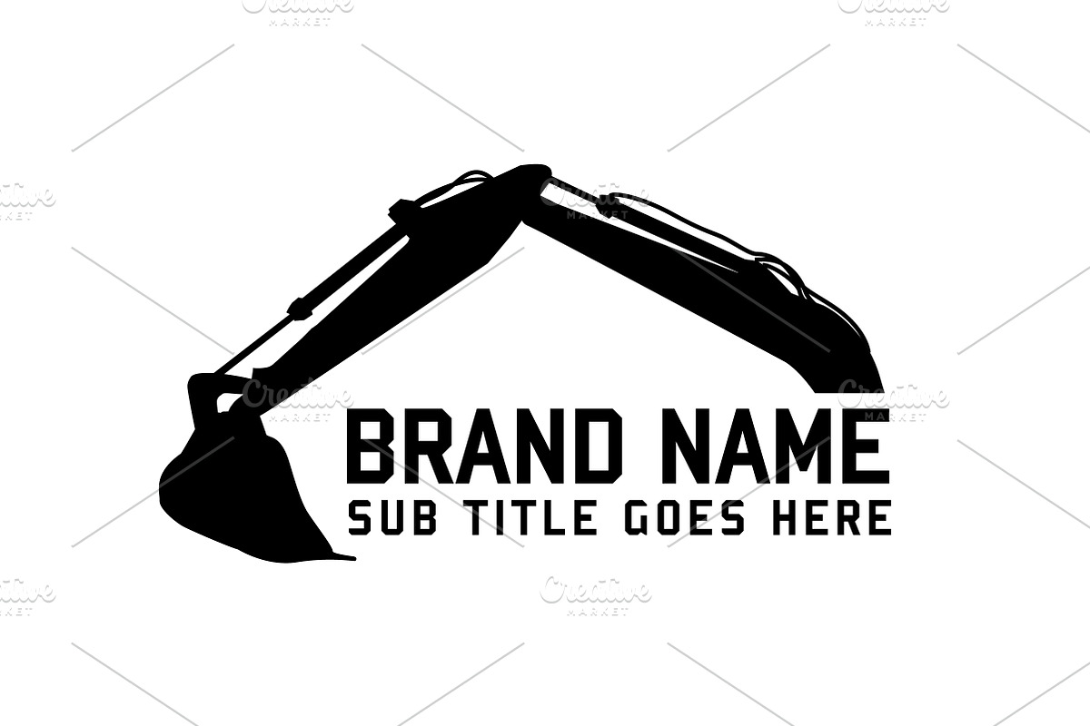 Construction Logo. Vector & Mock-Up, a Branding & Logo Template by Multiple (Photo 2 of 5)