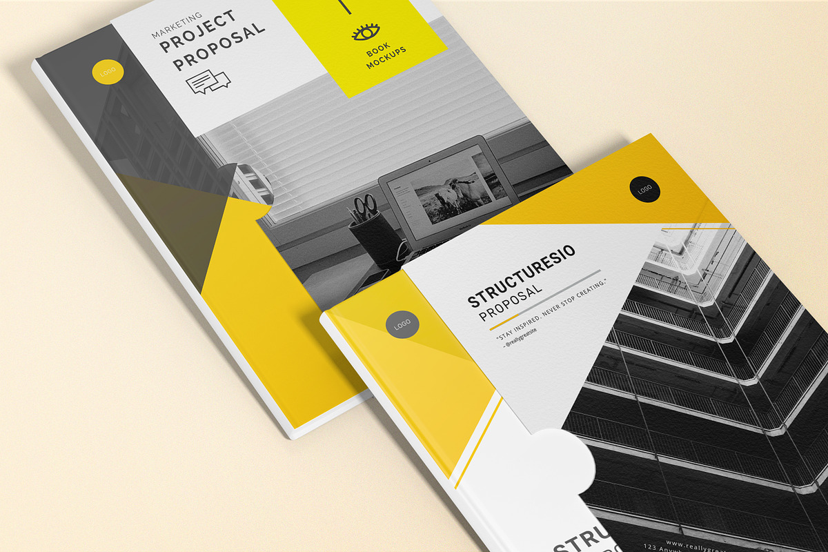 Cover Books Mockups, a Print Template by 2M GRAPHICS DESIGN (Photo 3 of 11)
