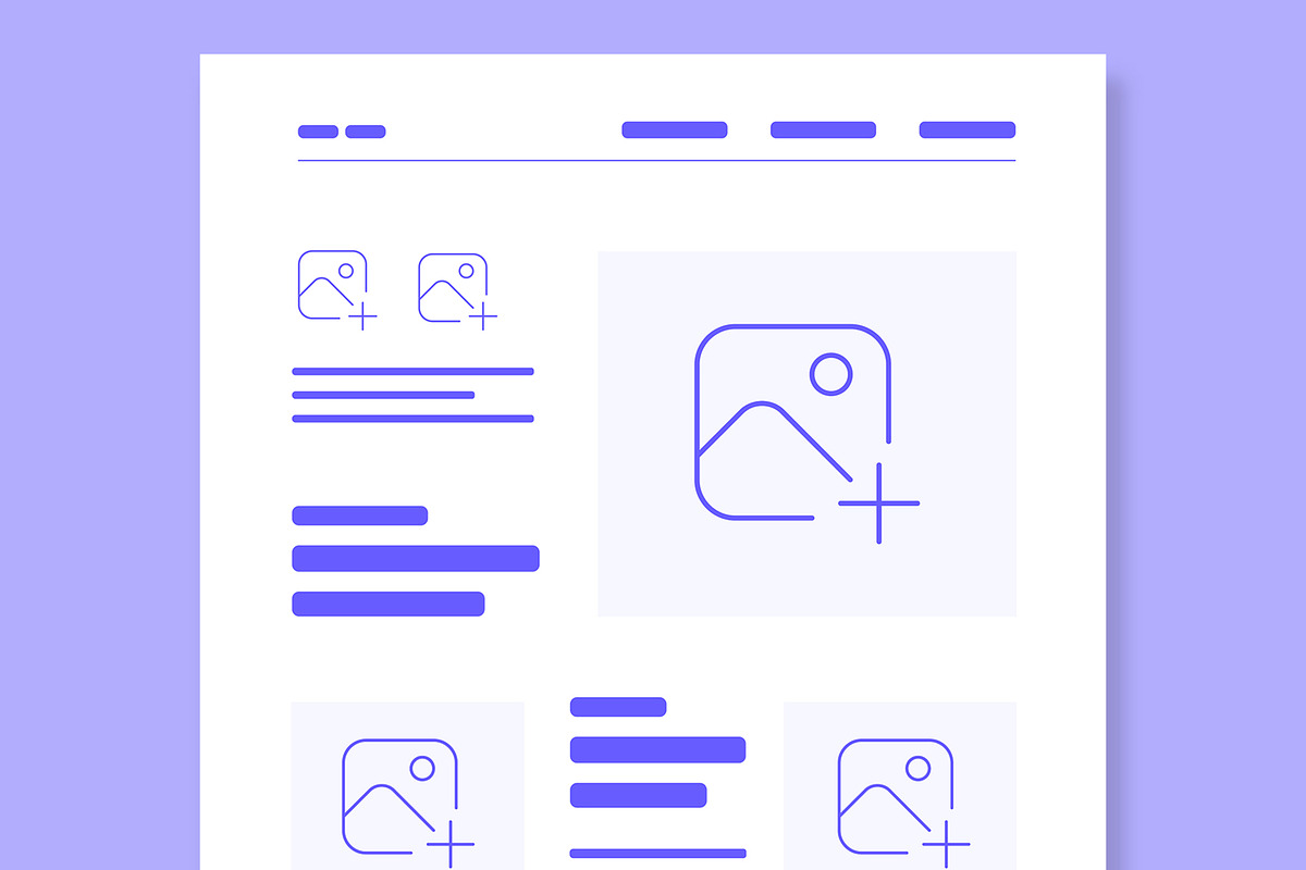 Website Wireframe Landing Page, a Landing Page Template by ContestDesign (Photo 2 of 6)