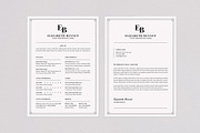 Simple Resume, a Resume Template by graphicook (Thumbnail 2 of 3)