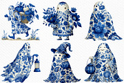 Whimsical Ghost Clipart Bundle, a Seasonal Illustration by Craft Nest (Thumbnail 4 of 8)