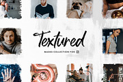 Textured Instagram Masks Collection, a Social Media Template by Design Squad (Thumbnail 1 of 6)