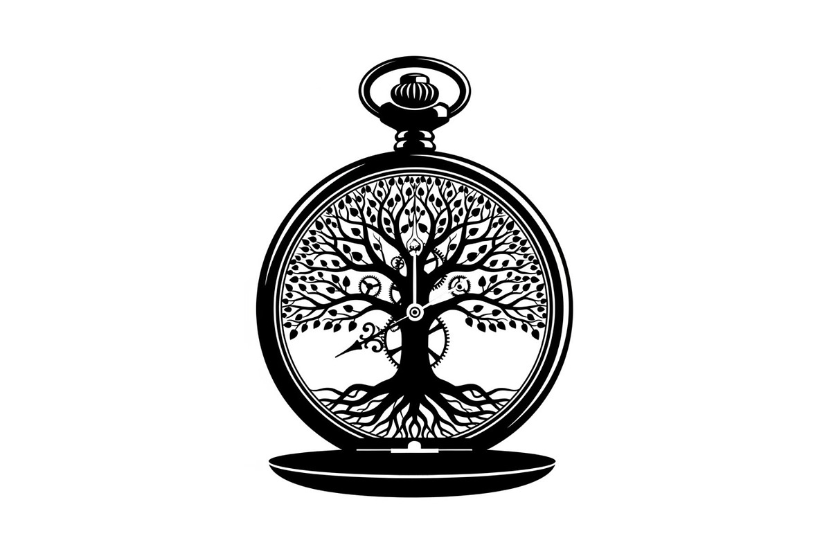 Steampunk Tree of Life Symbol Bundle, an Illustration by yasushie (Photo 5 of 31)
