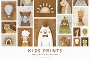 Kids prints - nursery wall art, an Animal Illustration by polikarpovaart (Thumbnail 1 of 9)