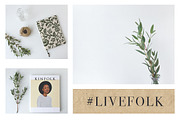 15 lifestyle social media images, a Books & Magazine Mockup by Bang Bang Bureau (Thumbnail 2 of 7)