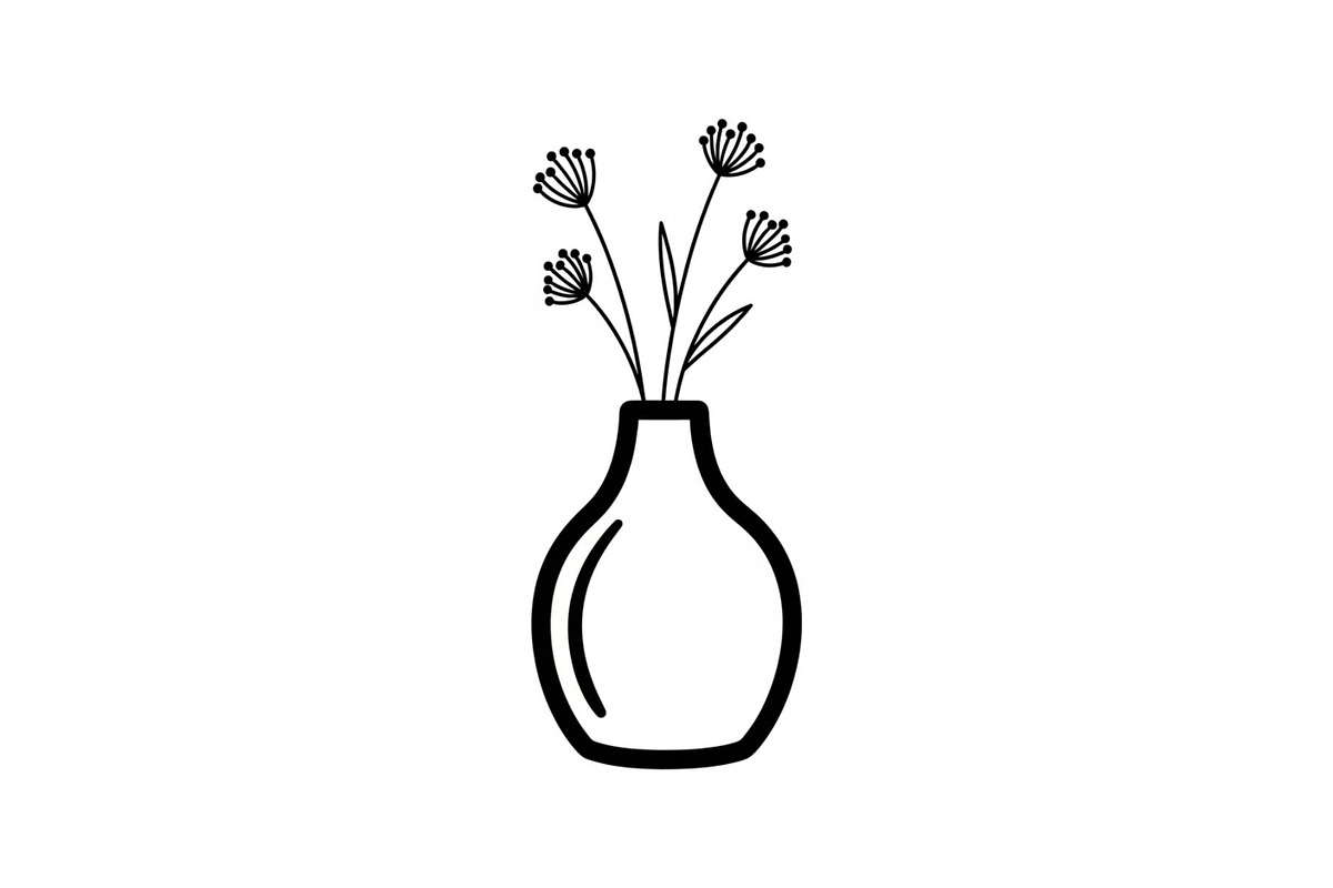 Flower Vase Silhouette Vector Bundle, an Illustration by Designs_River (Photo 40 of 51)