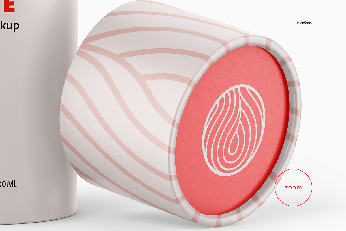 Thermos Bottle with Tube Mockup Set, a Packaging Mockup by HelenStock (Photo 20 of 20)