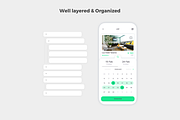 Vesta Travel Booking App UI Kit, an UI Kit Template by uicube (Thumbnail 3 of 7)