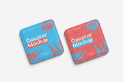 Coaster Mockup, a Product Mockup by Indah (Thumbnail 6 of 6)