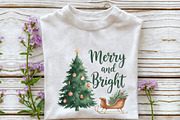 Merry & Bright Watercolor Christmas, an Illustration by DreamPrint404 (Thumbnail 3 of 7)