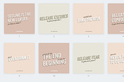 15 Bold Quotes Canva Templates, a Social Media Template by Ivory Mix (Thumbnail 2 of 2)
