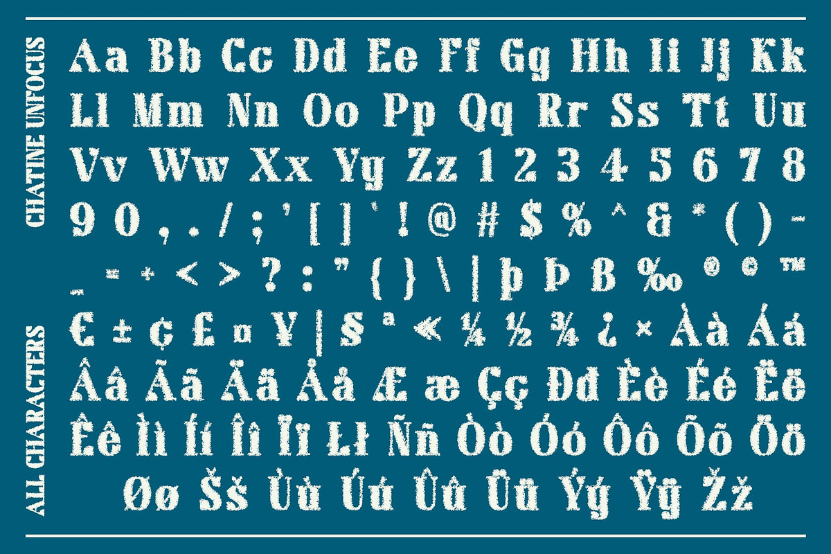 Chatine Unfocus, a Serif Font by Craft Supply Co. (Photo 8 of 8)