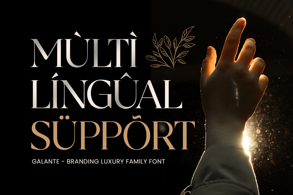 Galante Branding Luxury Font Family, a Serif Font by Sensatype (Photo 21 of 21)