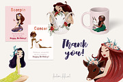Zodiac girls, an Illustration by Fantom Fifi Art (Thumbnail 7 of 7)