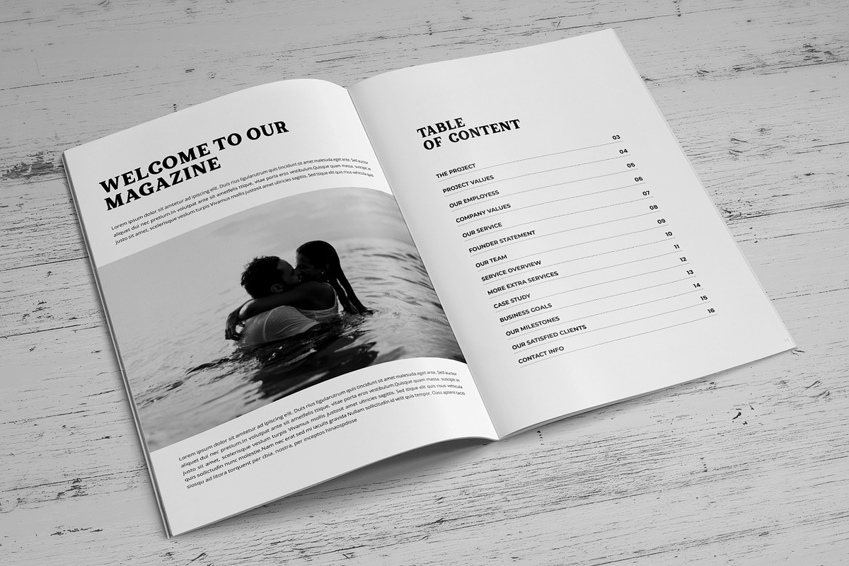 Magazine Indesign Template, a Magazine Template by SamiSimply7 (Photo 2 of 12)