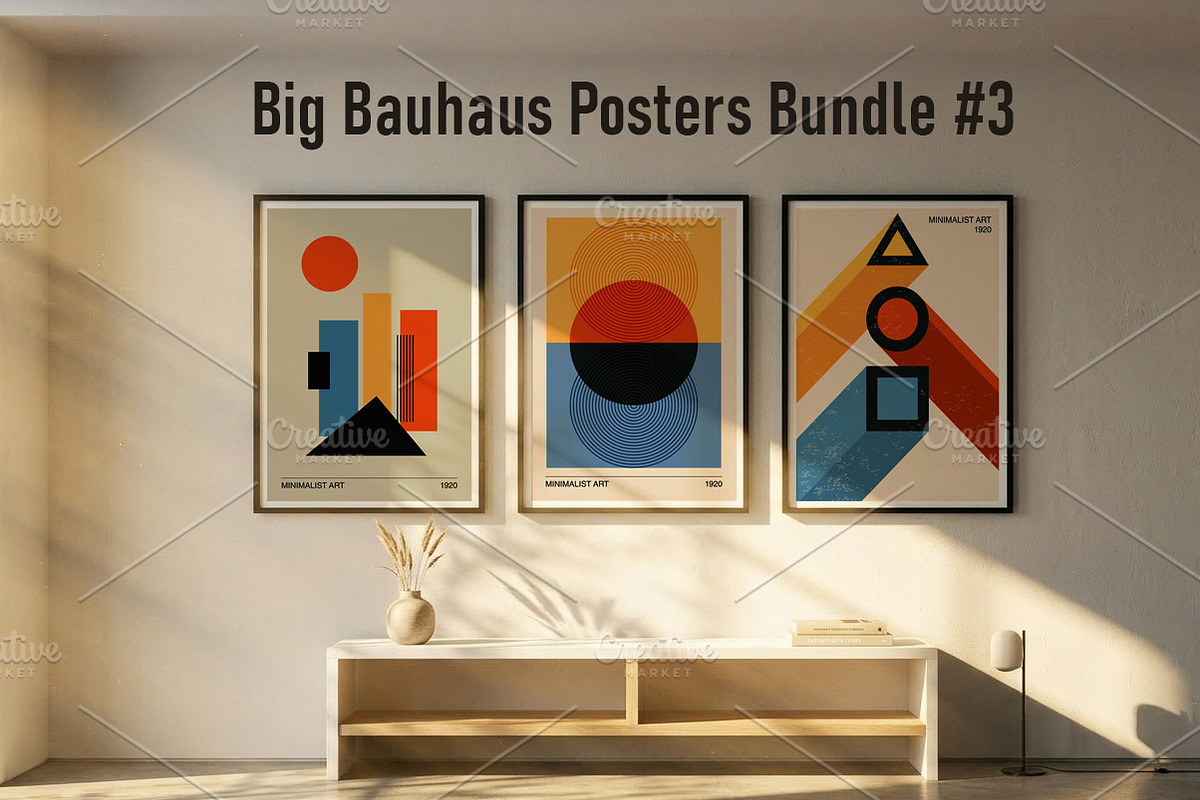 45 Bauhaus Printable Wall Art, a Background Graphic by C Design Studio (Photo 1 of 9)
