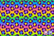 Rainbow Cheetah Pattern, a Pattern Graphic by MISS CHATZ (Thumbnail 2 of 3)