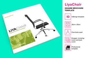 LiyaChair - Square Brochure Template