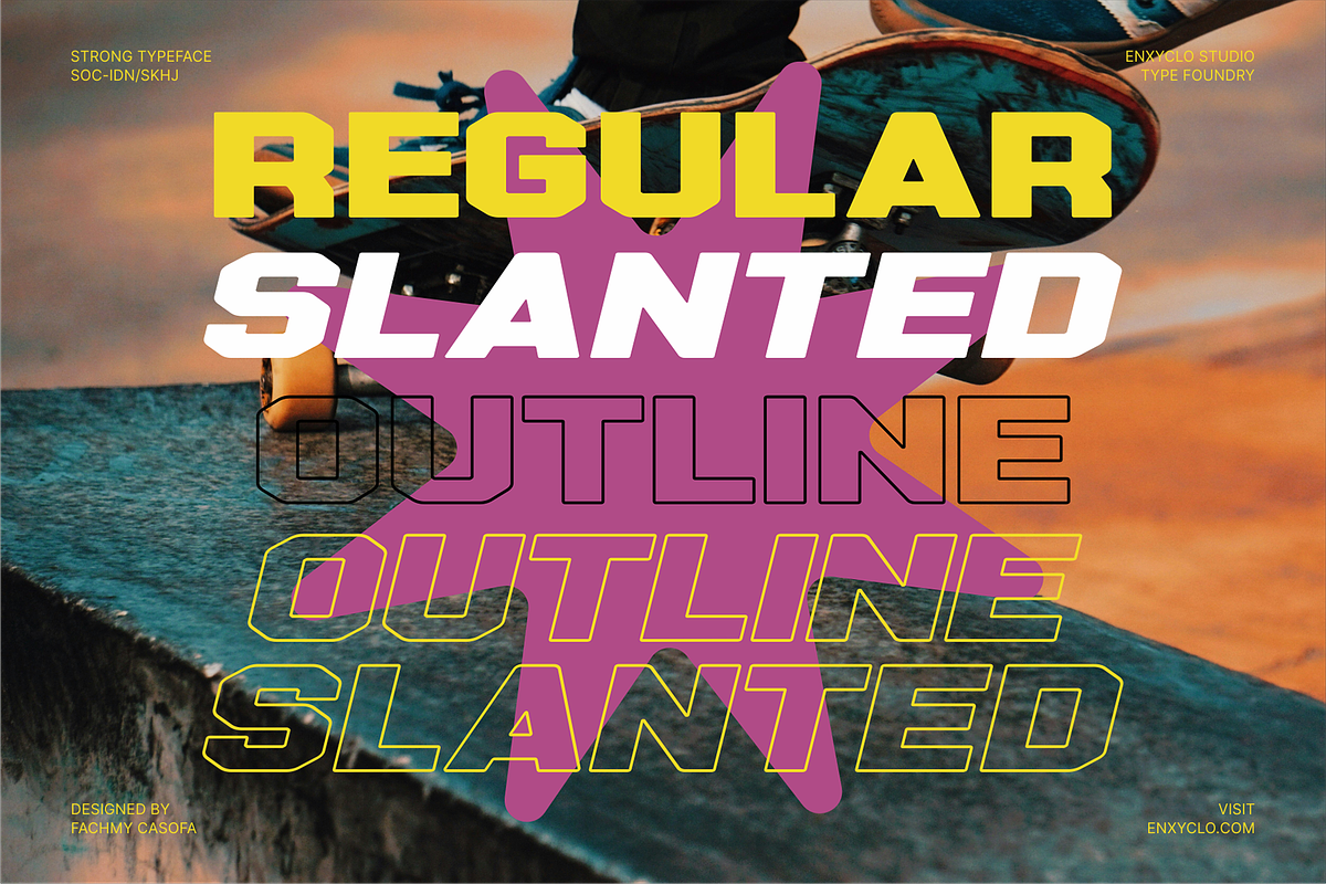 NCL Maxipower - Sport Gym Font, a Sans Serif Font by Enxyclo Studio (Photo 16 of 16)