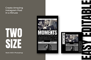 Forge Photography Instagram Template, a Social Media Template by Shinra Labs (Thumbnail 5 of 5)