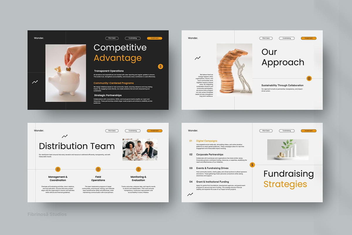3D Animated Fundraising Pitch Deck, a Presentation Template by FIBRINOSÄ (Photo 5 of 6)