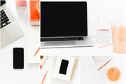 Orange Desktop Mockups Styled Stock, a Pens & Pencil Mockup by Styled Stock House (Thumbnail 2 of 3)
