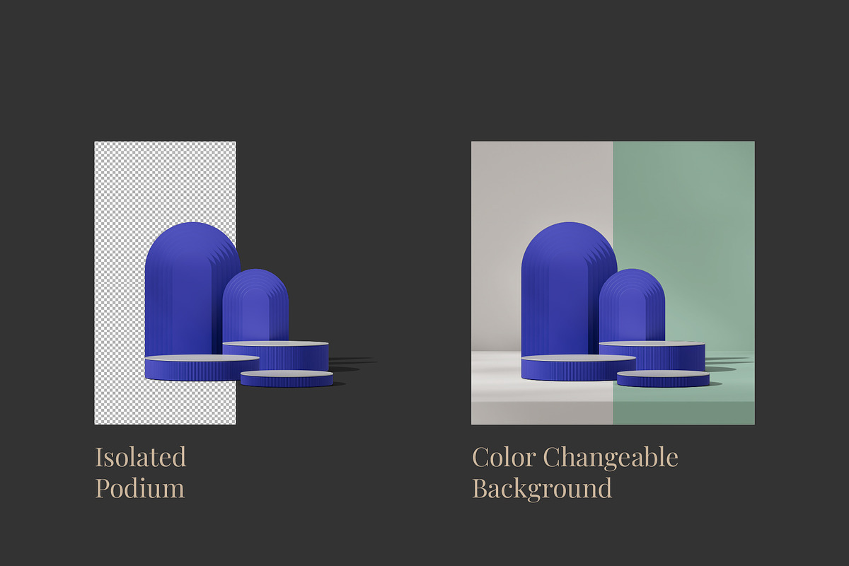 5 Podium with Transparent Background, a Background Graphic by faustudio (Photo 2 of 7)
