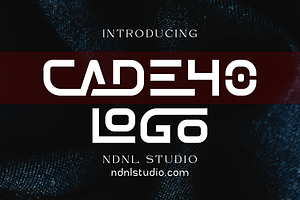 Cadeho – Futuristic Font