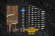80 Wood Never-Ending Texture Brushes, a Brush Add-On by Torus1 (Thumbnail 1 of 8)