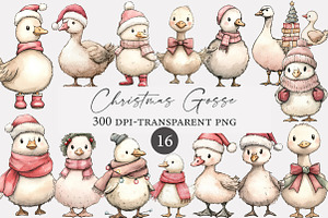 Christmas Gosse clipart, an Illustration by Designworld