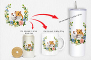 Hamster Embroidery Clipart, a Graphic by Artnoy (Thumbnail 4 of 5)
