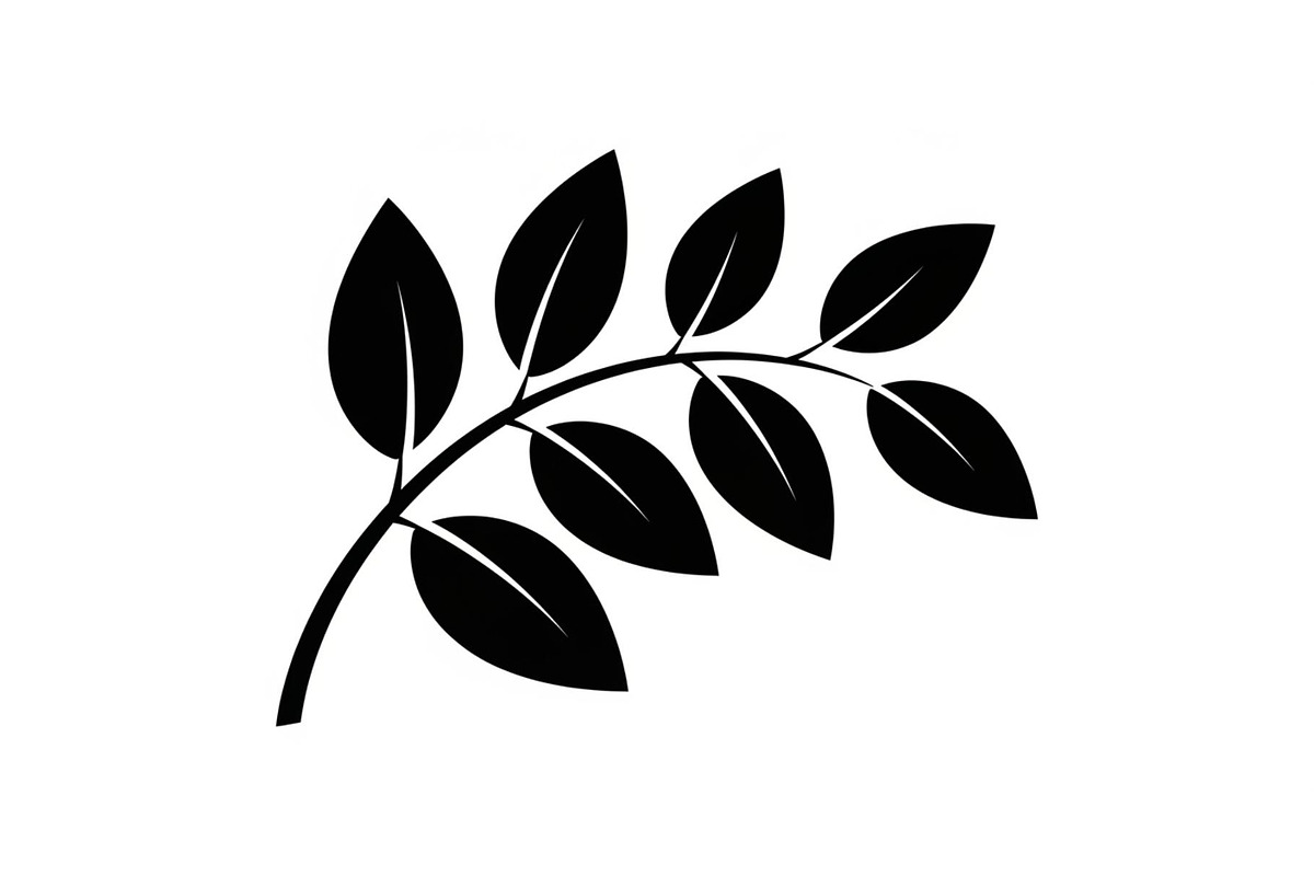 Botanical Leaf Silhouette Bundle, an Illustration by yasushie (Photo 5 of 51)
