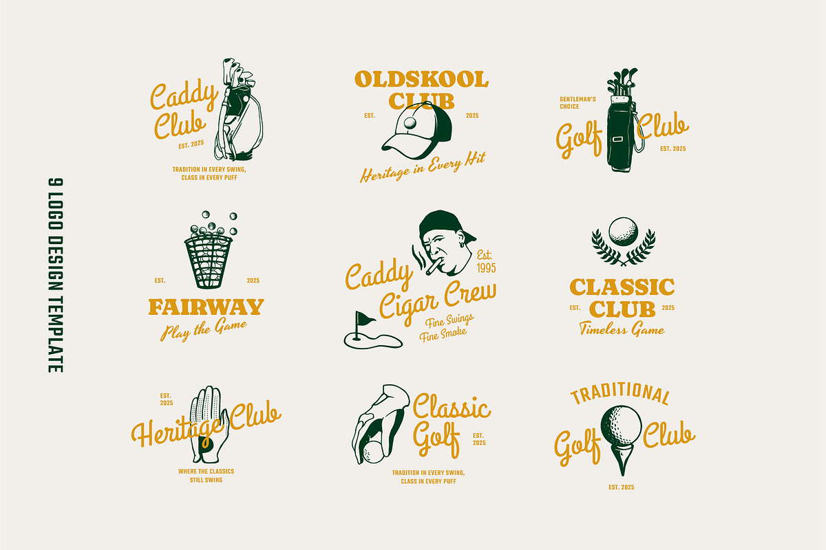 Golf Vintage Graphic, a Sport Illustration by Skilline Supply Co. (Photo 7 of 12)