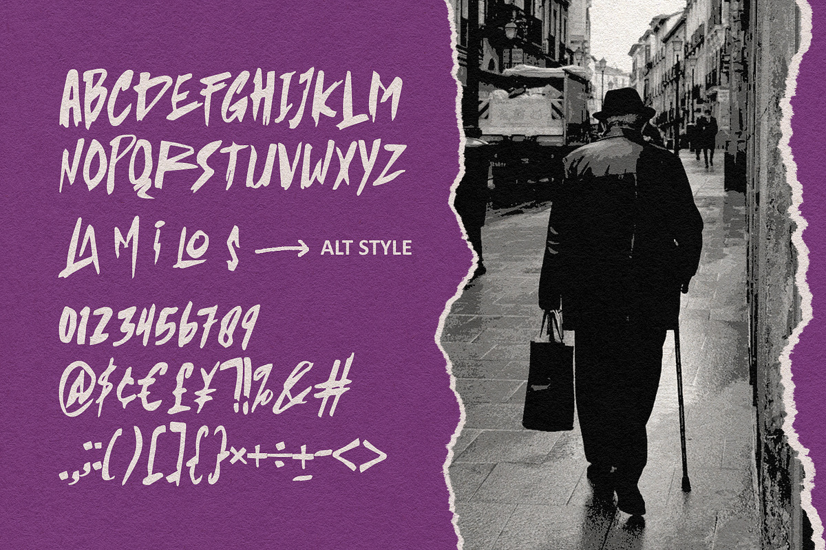 Lamilos Authentic Freehand Style, a Handwritten Font by Maulana Creative (Photo 6 of 7)