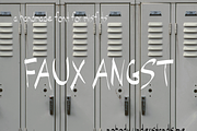 Faux Angst Font, a Handwritten Font by noonsun (Thumbnail 1 of 6)