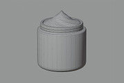 Cream jar High quality 3d model, an Object 3D Model by fahad121 (Thumbnail 5 of 7)