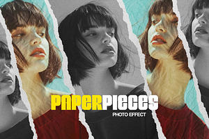 Paper Pieces Photo Effect