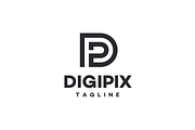 DigiPix - Letter D P DP PD Logo, a Branding & Logo Template by yopie (Thumbnail 4 of 4)